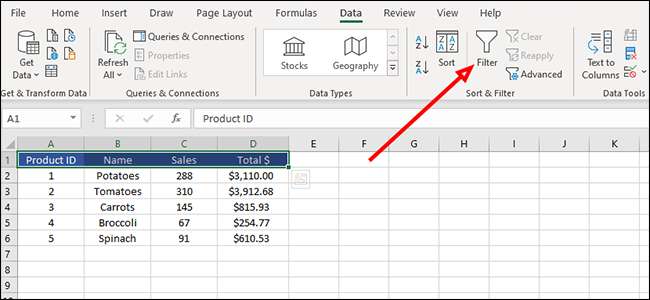 How To Make Sortable Headings In Excel Thefastcode 6636