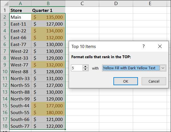 how-to-highlight-top-or-bottom-ranked-values-in-microsoft-excel